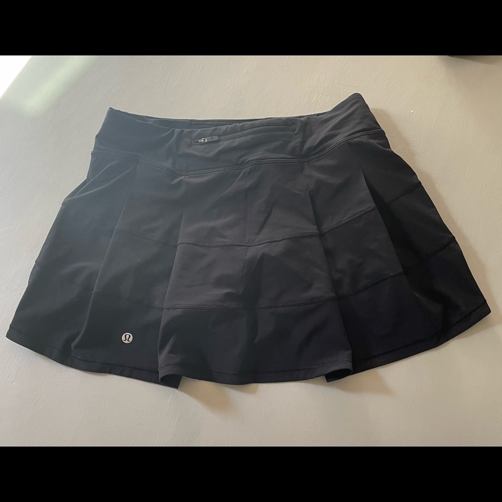 Lululemon Pace Rival Mid Rise Skirt Long